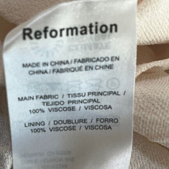 REFORMATION Kourtney Dress  Sold Out Pastoral Print Size 4 - Picture 7 of 9